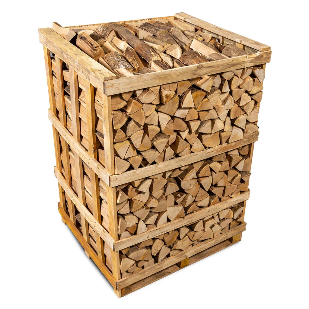 Brennholz Gigant Kammergetrocknetes Eichen Kaminholz 25cm Halbe Palette